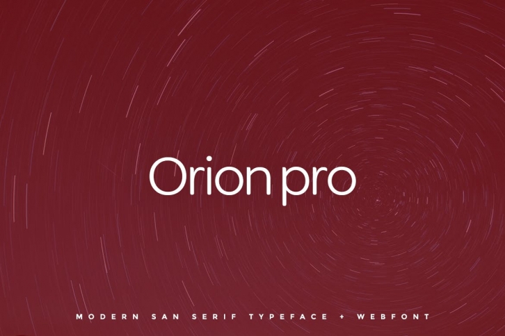 Orion pro - Typeface Web Fonts Font Download