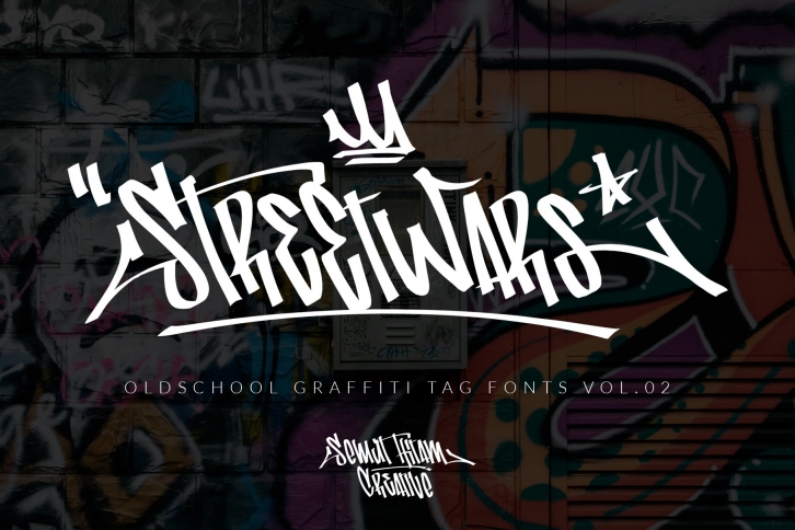 Street Wars - OldSchool Graffiti Tag Fonts Font Download