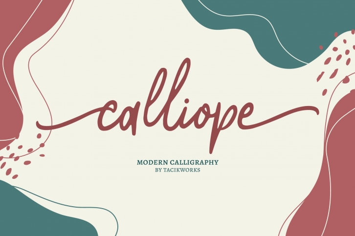 Calliope Modern Calligraphy Font Download