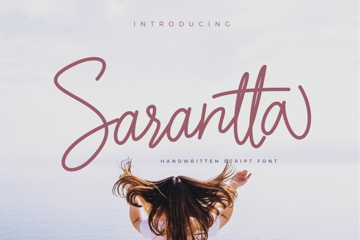 Sarantta | Handwritten Script Font Font Download