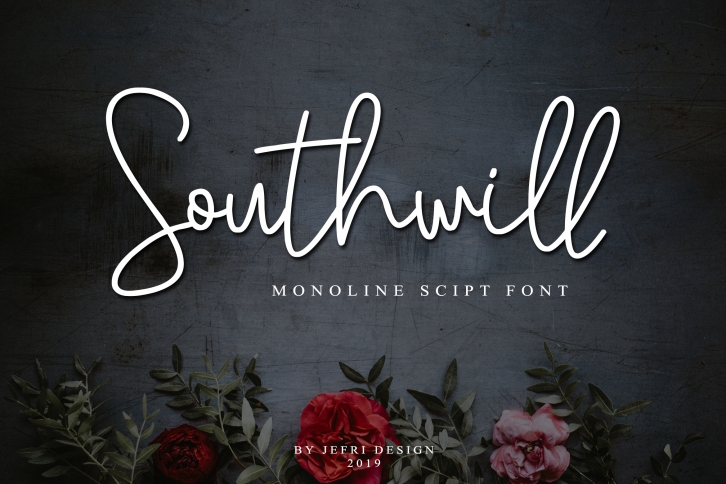 Southwill Monoline Script Font Download
