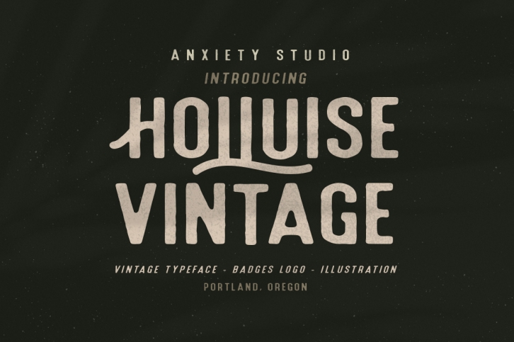 Holluise Vintage Extra Badges Logo Font Download