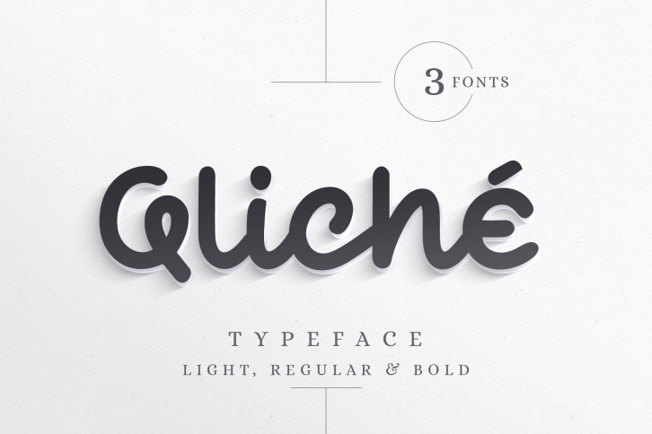 Qlichu00e9 Typeface Font Download