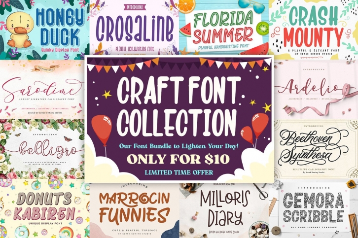 Happy Craft Font Collection Font Download