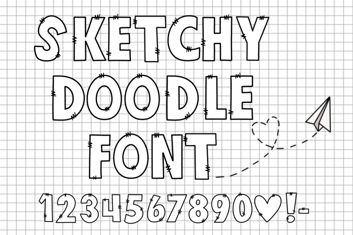 Sketchy Doodle Font Font Download
