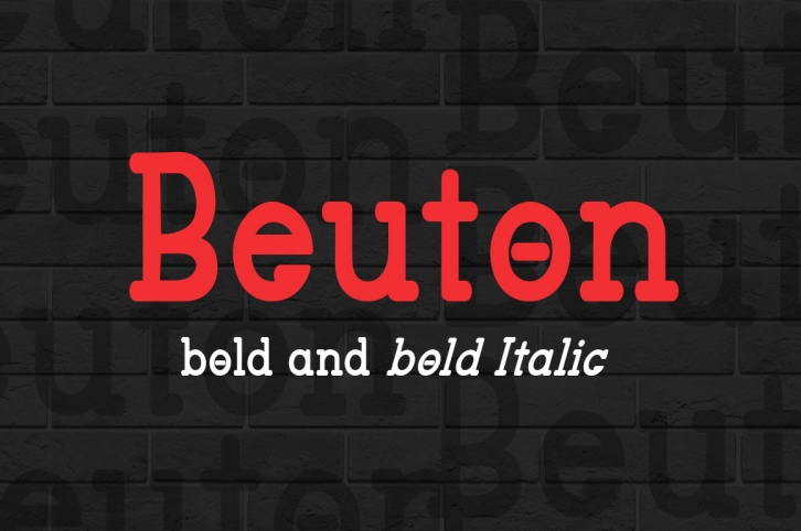 Beuton bold Font Download