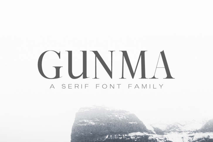 Gunma Serif Font Family Pack Font Download