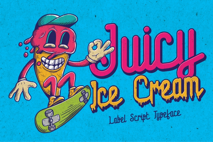 Juicy Ice Cream Font Download