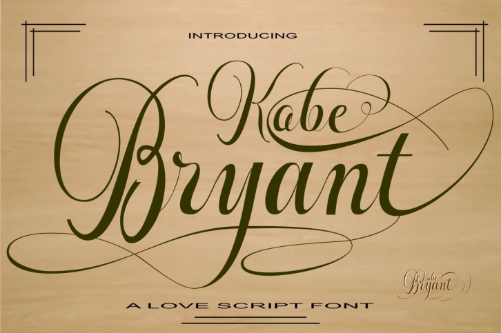 Kobe Bryant Font Download