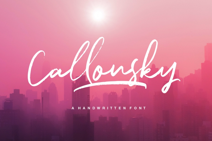 Callonsky Script Font Download