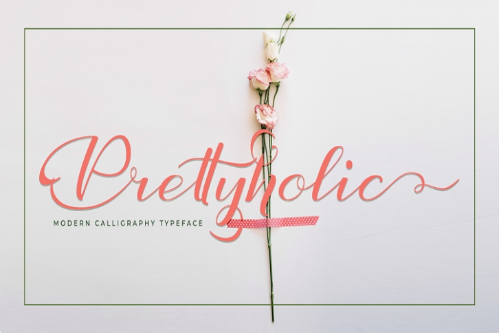 Prettyholic |Script Typeface Font Download