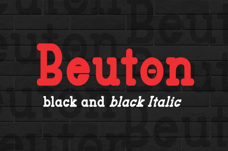 Beuton Black Font Download