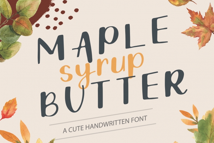 Maple Butter Font Download