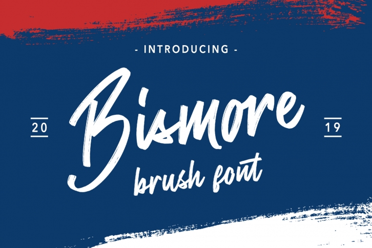 Bismore - Brush Font Font Download