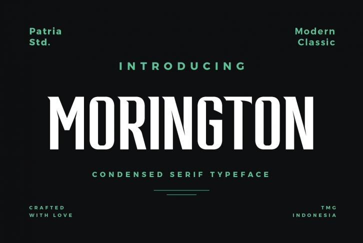 Morington Display Typeface Font Download