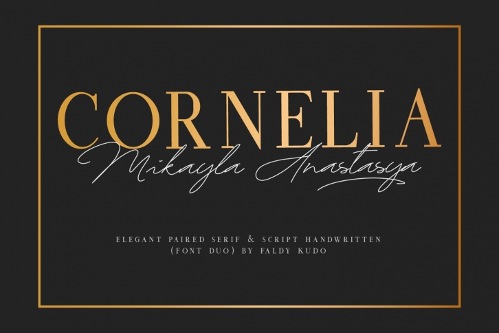 CORNELIA FONT DUO Font Download