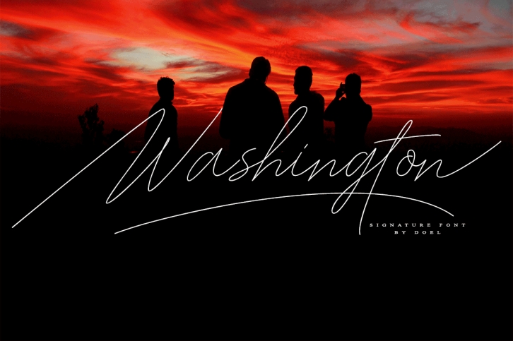 Washington Signature Font Download
