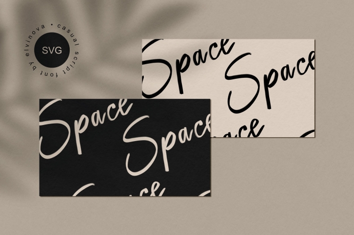 Space SVG Casual Font Font Download