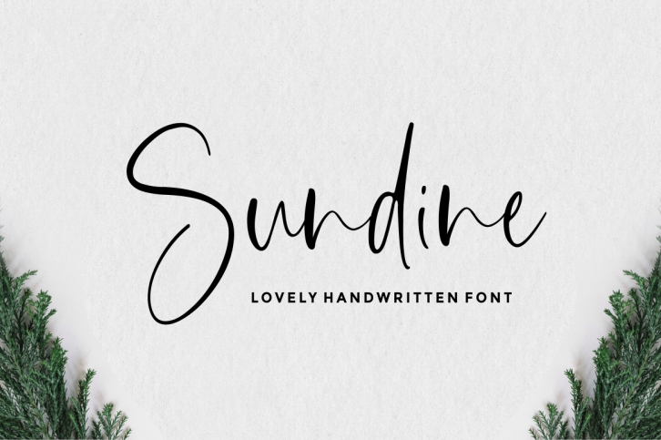 Sundine - Handwritten Font Font Download