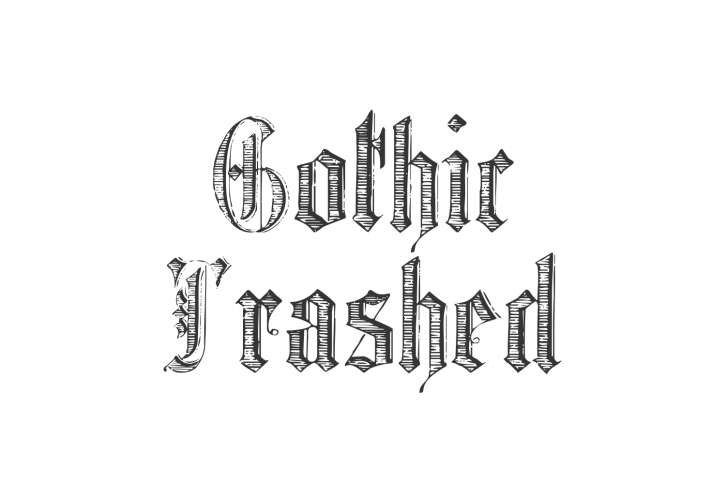 GothicTrashed Font Download
