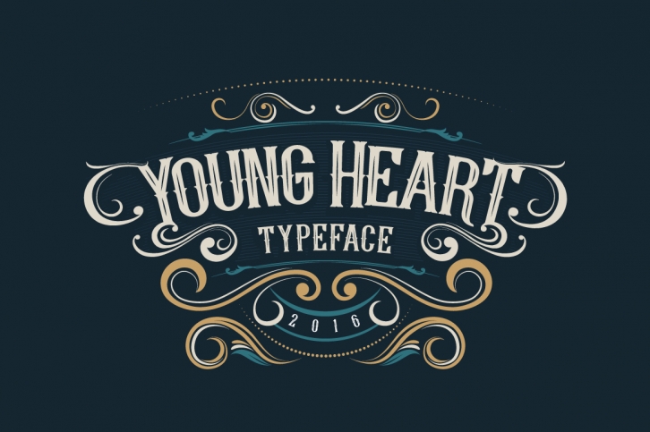 Young Heart Typeface Font Download