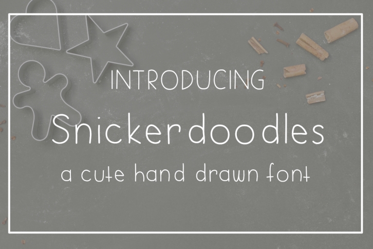 Snickerdoodles Font Font Download
