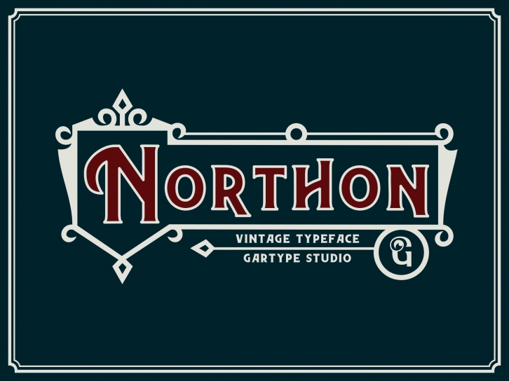 Northon Font and Ornament Font Download