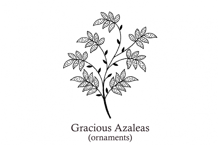 Gracious Azaleas Font Download