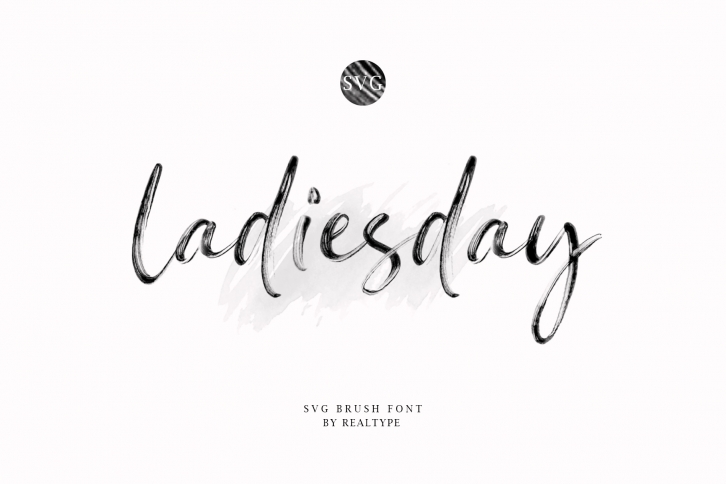 Ladiesday SVG & Brush Font Font Download