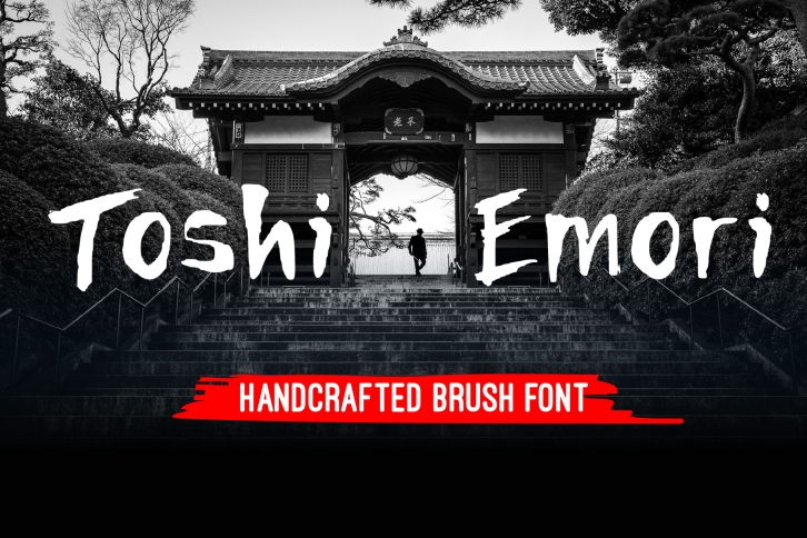 Toshi Emori - Handcrafted Font Font Download