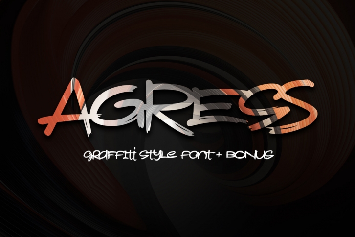 Agress Font + Bonus Font Download