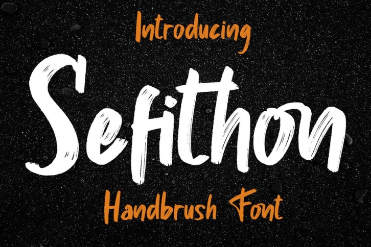 Sefithon Handbrush Font Font Download