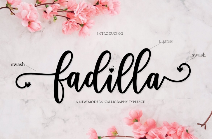 fadilla script Font Download