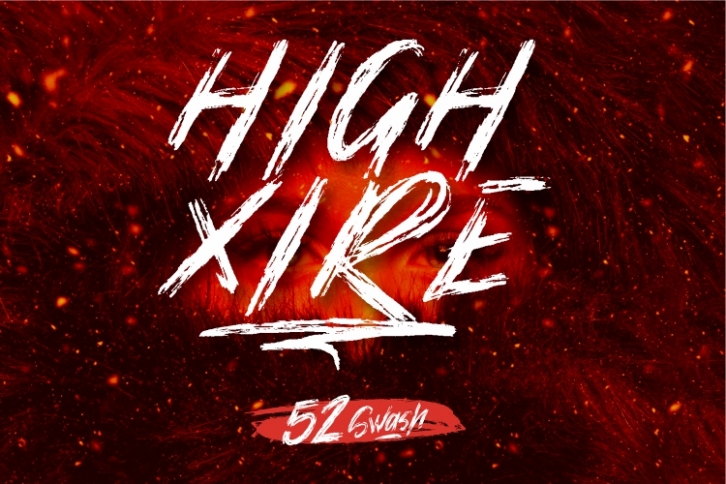 HIGH XIRE with 52 SWASH Font Download