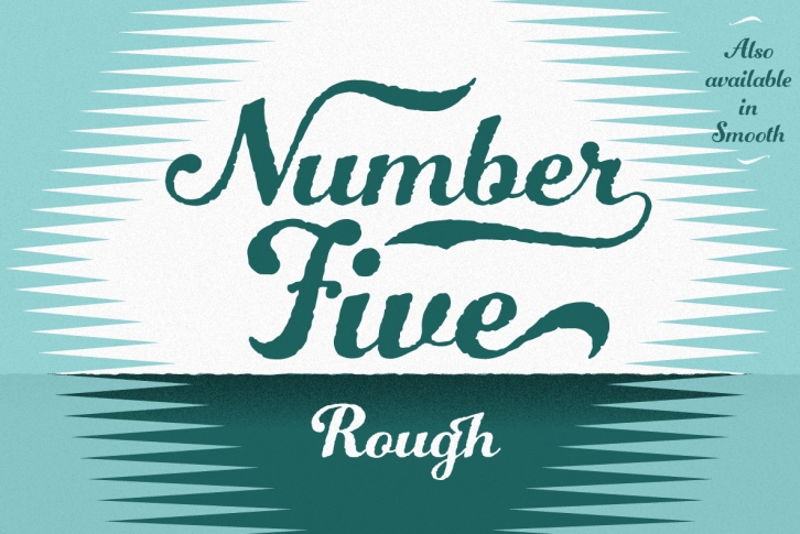 Number Five Rough Font Download