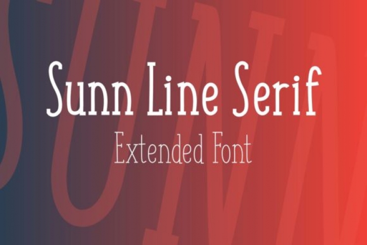 Sunn Line Font Download