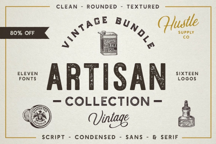 The Artisan Collection - Font Bundle Font Download