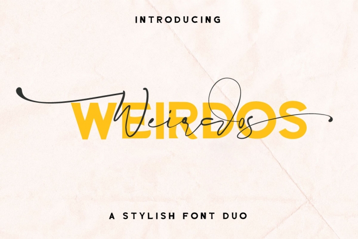 Weirdos Font Duo Font Download