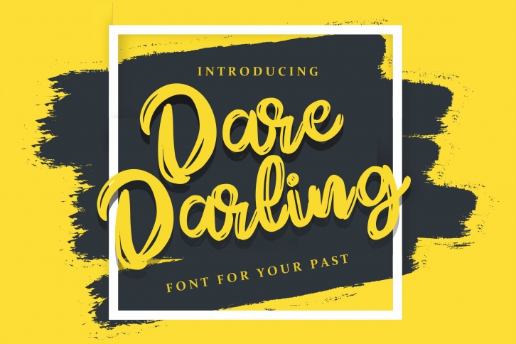 Dare Daling | Script Brush Font Font Download