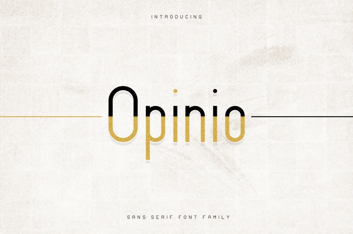Opinio - Sans serif family Font Download