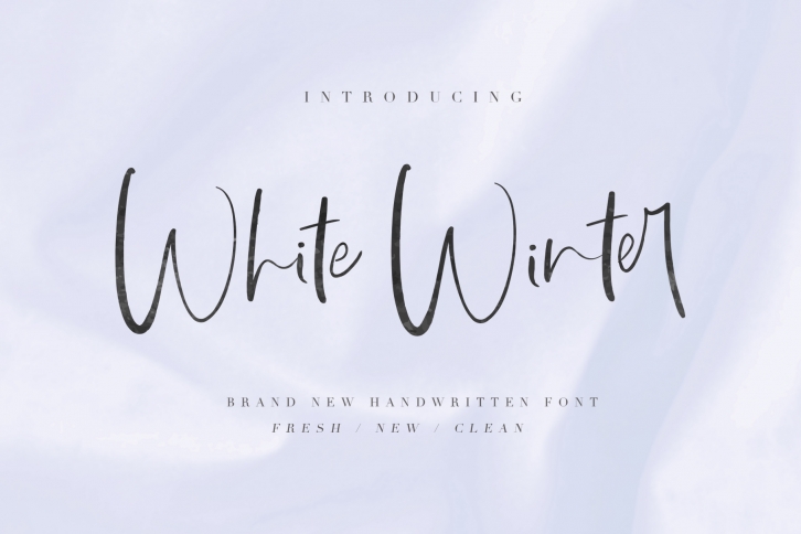 White Winter Font Download