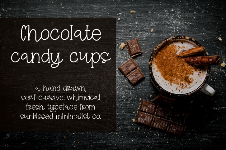 Chocolate Candy Cups Font Download
