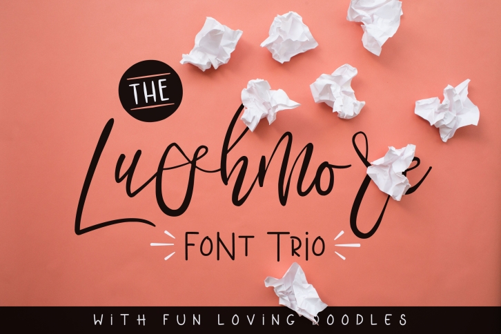 Lushmore Font Trio Font Download