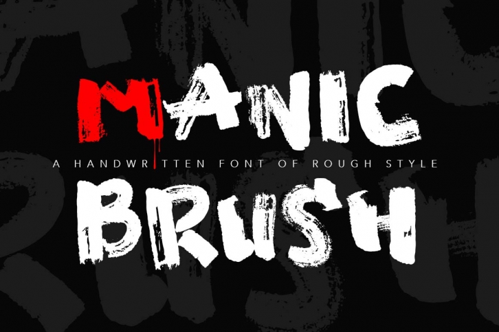 Manic Brush Script Font Font Download