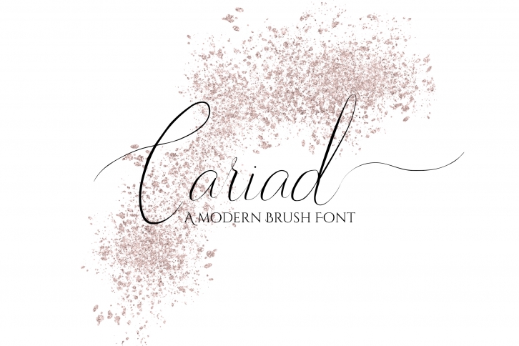 Cariad - A modern Script Font Font Download