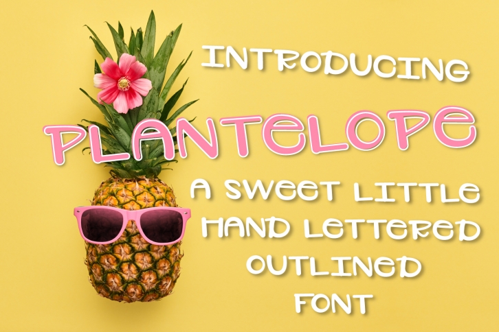 Plantelope - Outlined Font Font Download