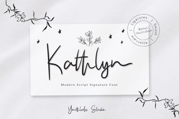 Kathlyn Signature Font Font Download