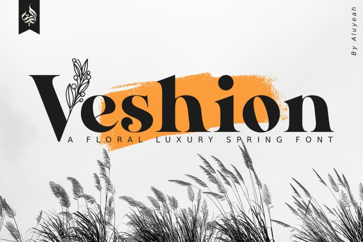 AL Veshion | Floral Spring Font Font Download