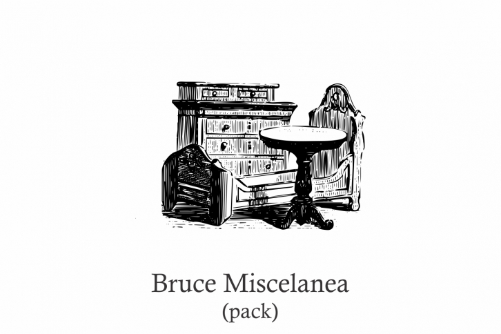Bruce Miscelania (pack) Font Download