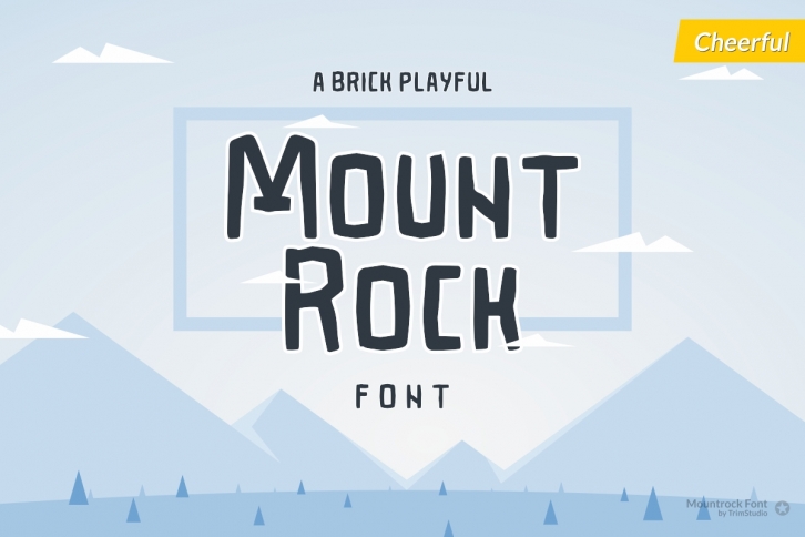 Mountrock - Summer Camp Font Font Download
